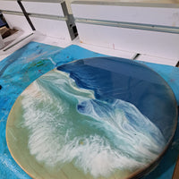 12" round epoxy boards