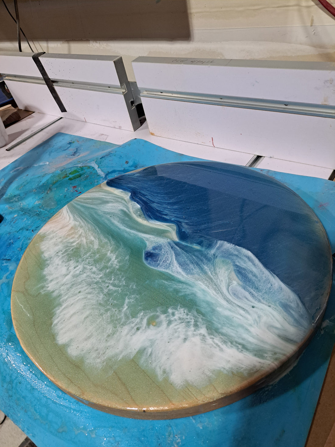 12" round epoxy boards