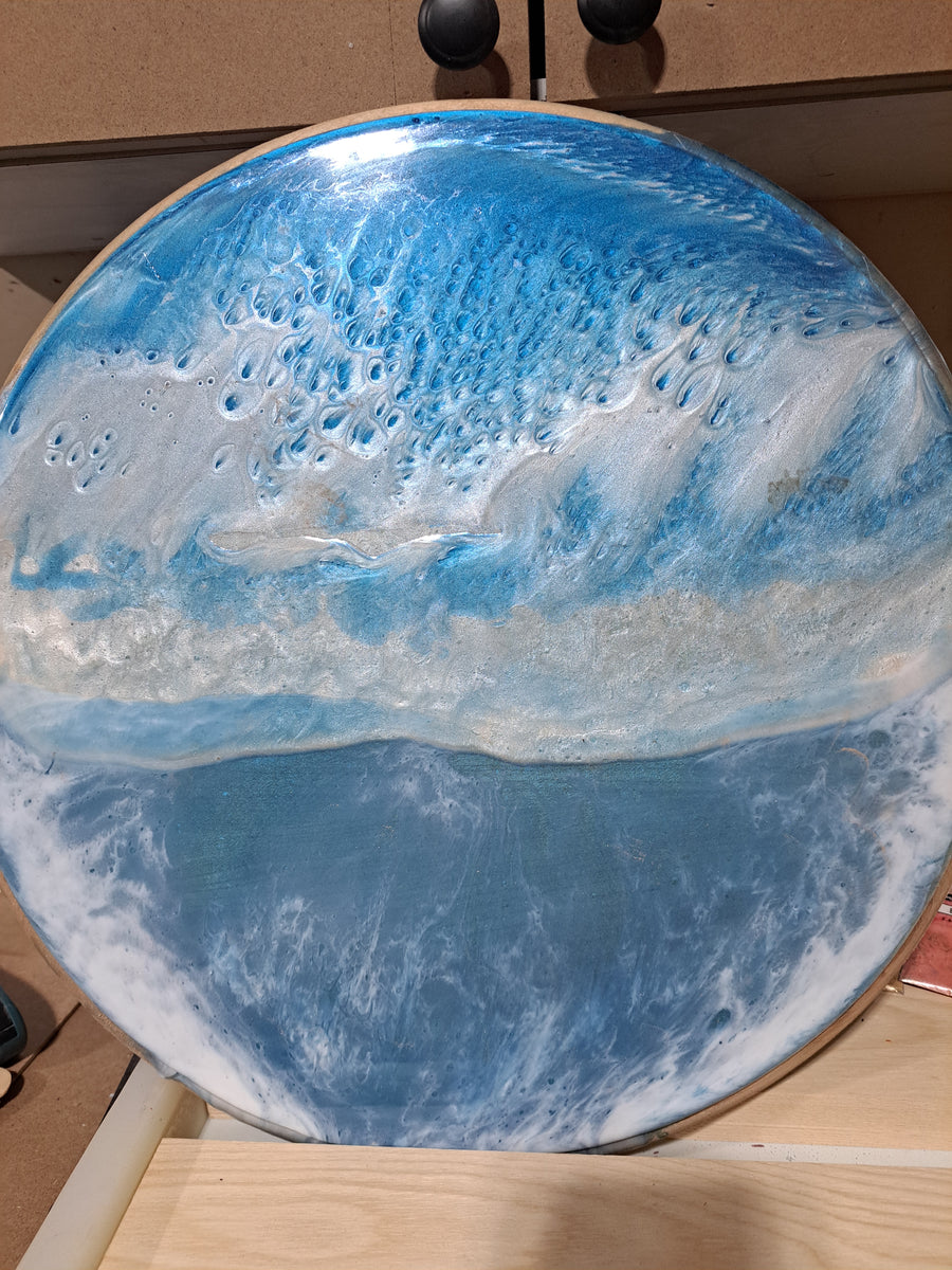 12" round epoxy boards